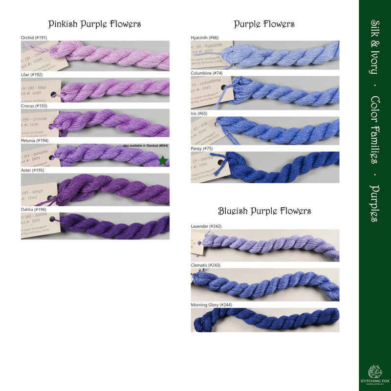 Silk & Ivory - Purples