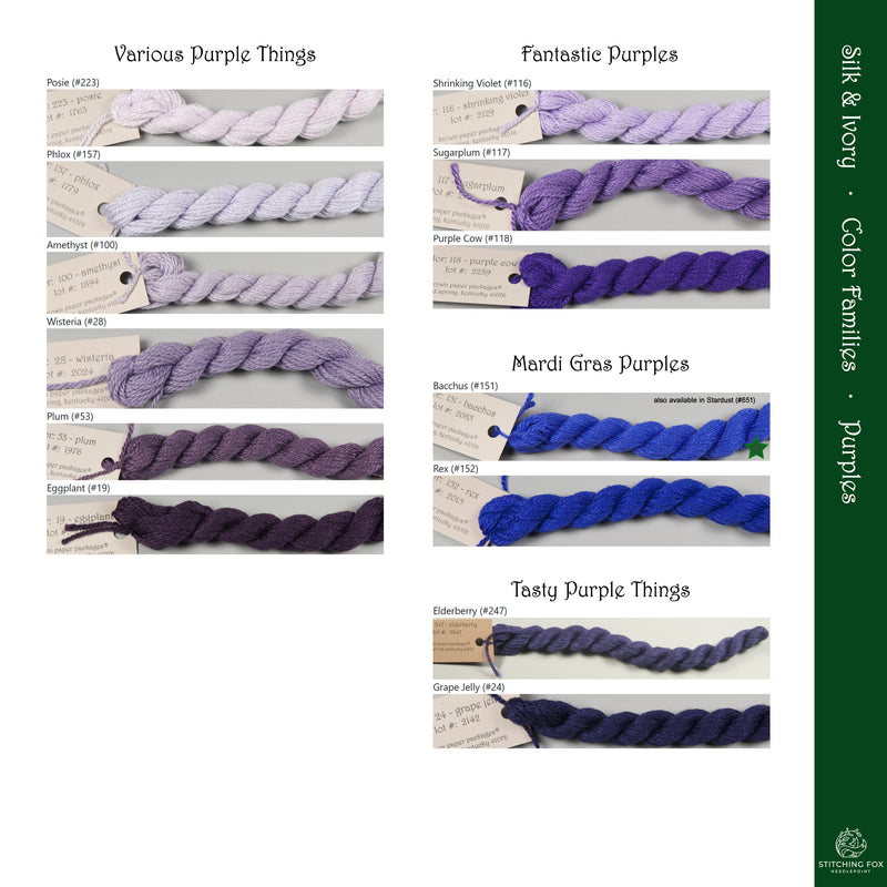Silk & Ivory - Purples