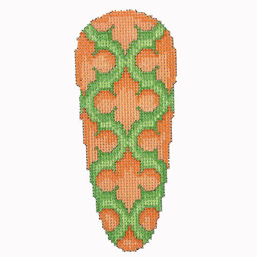 Quatrefoil/Lime Carrot
