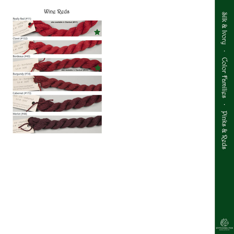 Silk & Ivory - Pinks and Reds