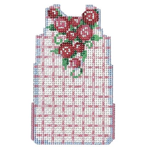 Roses/Tattersall Mini Shift — Stitching Fox