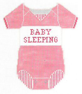 Onesie Baby Sleeping  - Pink
