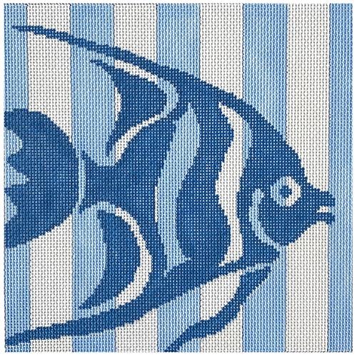 Sailfish Stencil/Periwinkle
