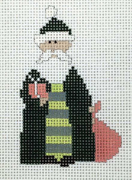 Wide Horizontal Stripe Santa