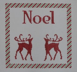 Noel with Two Reindeer