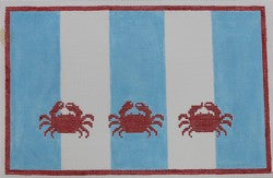 Crabs on Blue Stripe