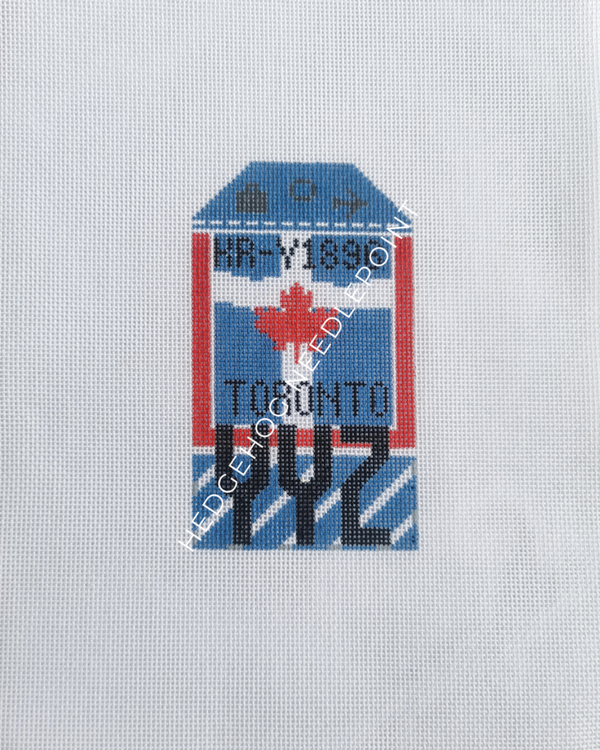 Retro Travel Tag · Toronto