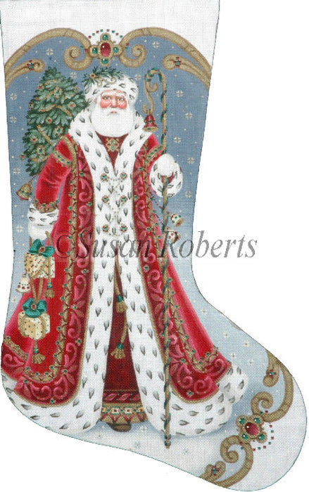 Elegant Santa - Stocking