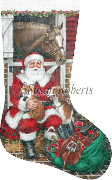 Fox Hunt Santa - Stocking