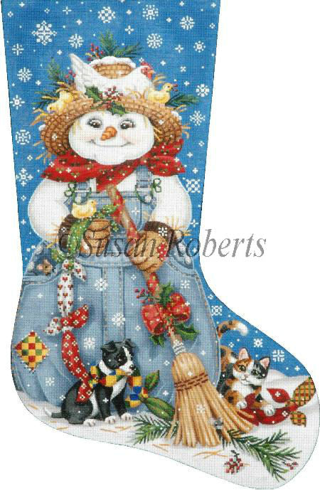 Country Snowman - Stocking (13m)