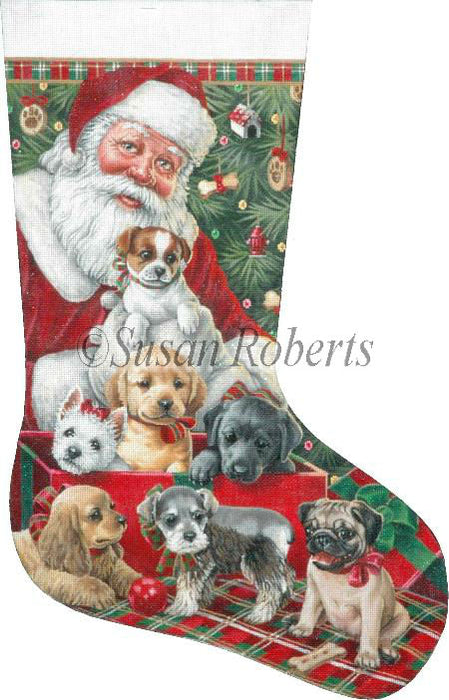 Christmas Puppies - Stocking