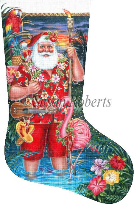 Tropical Santa - Stocking