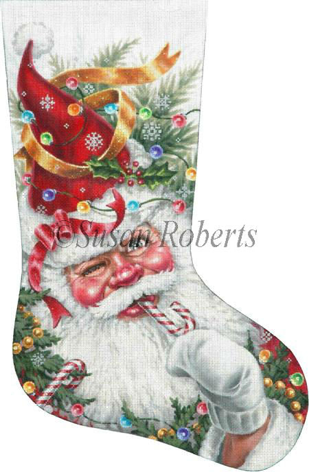 Decorated Santa - Stocking (13m)