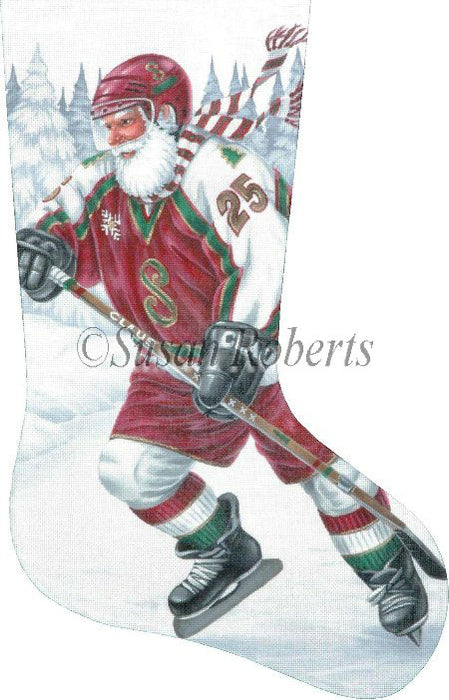 Santa Hockey Player - Stocking (13m)