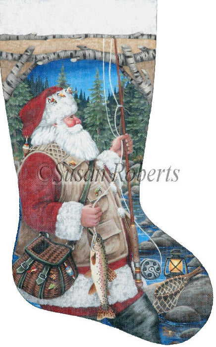 Santa Fly Fishing - Stocking (13m) — Stitching Fox