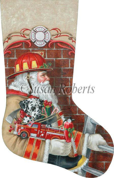 Fireman Santa - Stocking