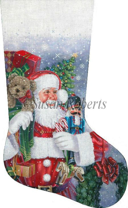 Santa's Ready To Go - Stocking