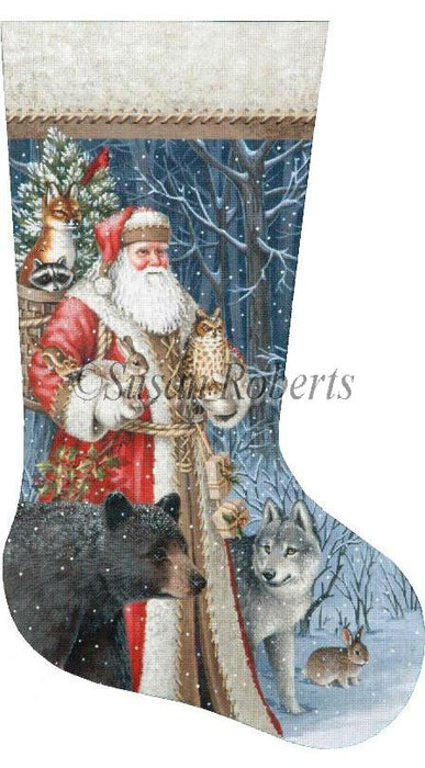 Woodland Territorial Santa - Stocking