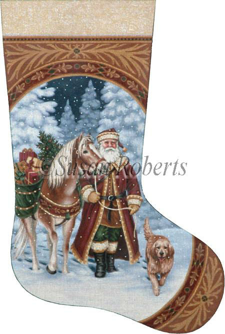Magic Christmas Stallion - Stocking — Stitching Fox