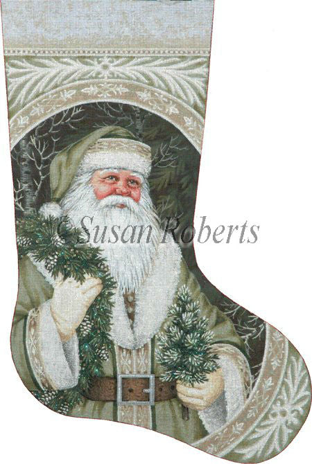 Evergreen Santa - Stocking (13m)