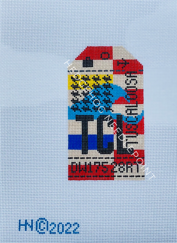 Retro Travel Tag · Tuscaloosa