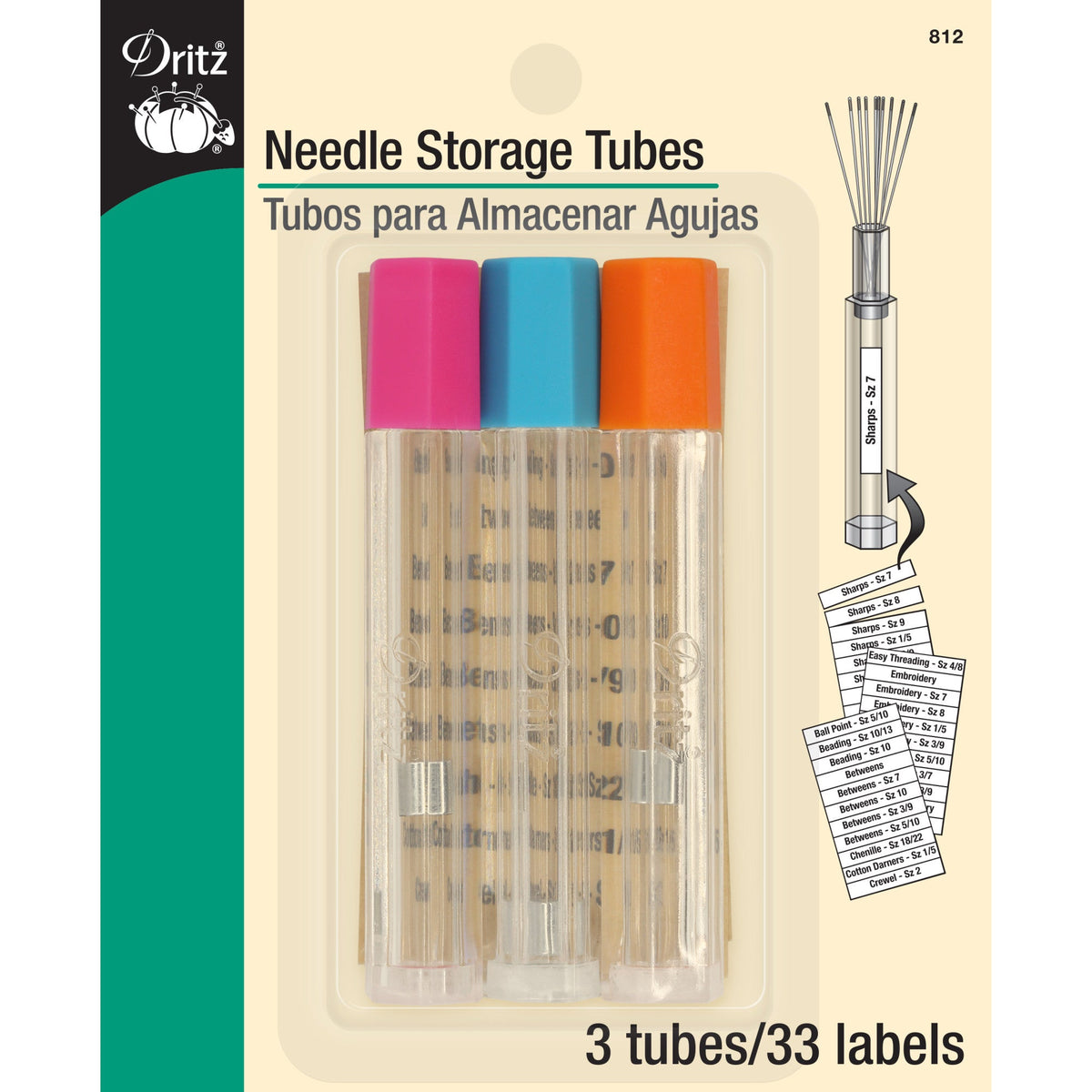 Needle Storage Tubes — Stitching Fox