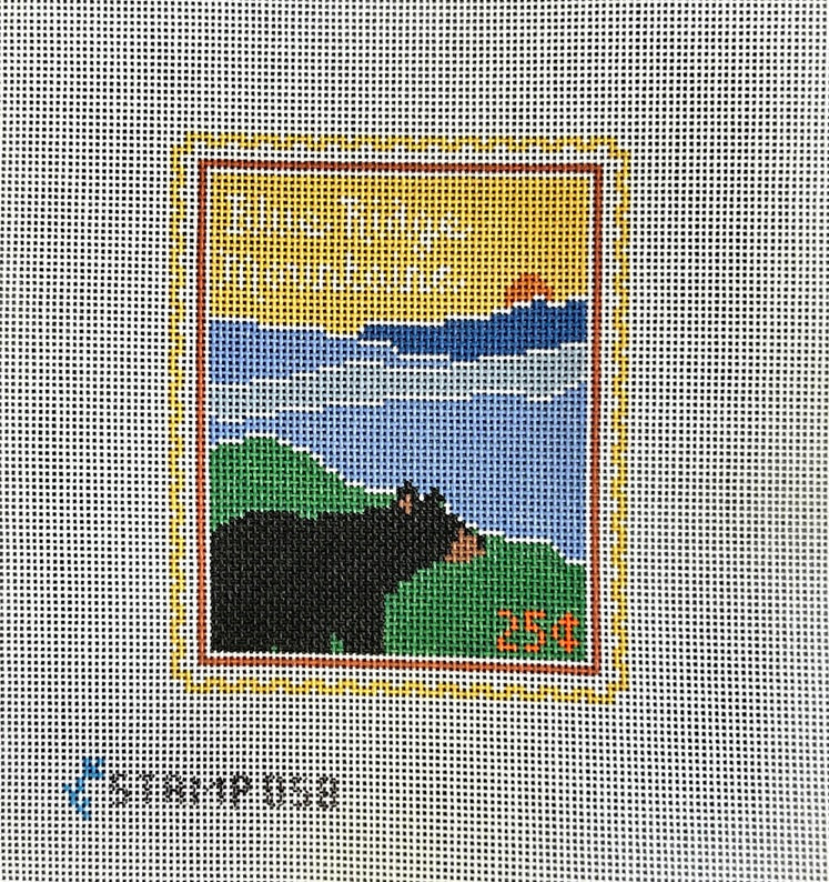 Blue Ridge Mountains Travel Stamp
