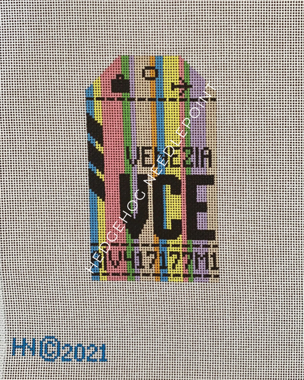 Retro Travel Tag · Venice