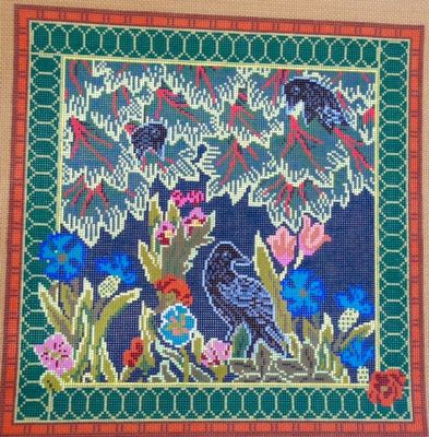 Wm's Raven Pillow - 13"