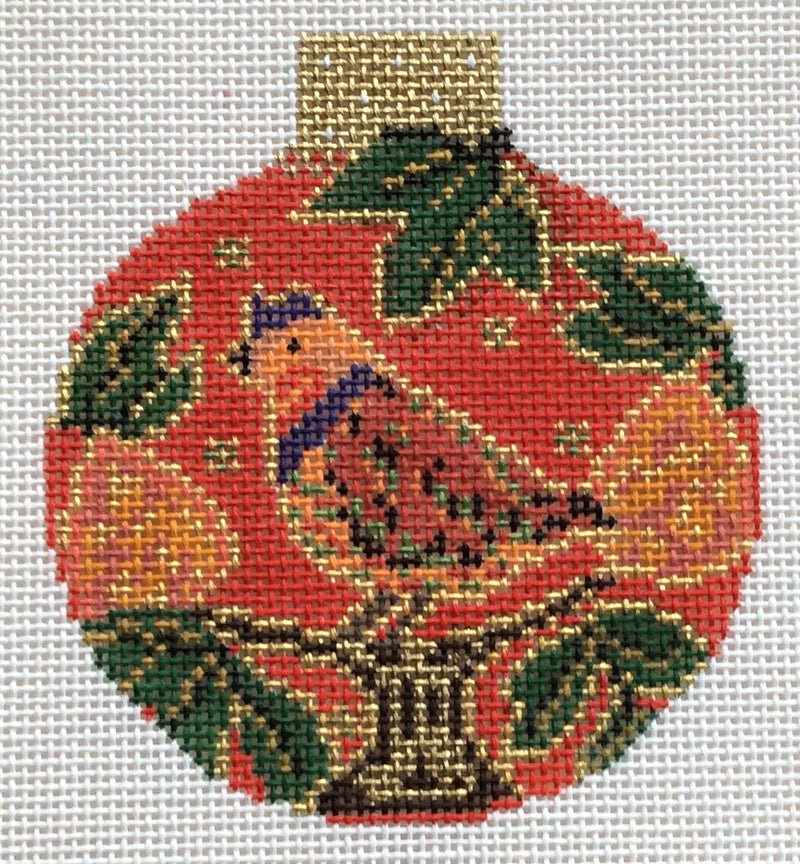 Partridge Reflection Bauble