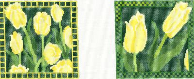 Yellow Tulip Coasters