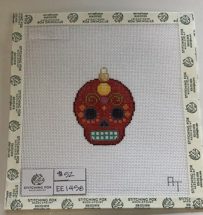 Spooky, Sparkly, Sugar Skull Ornament