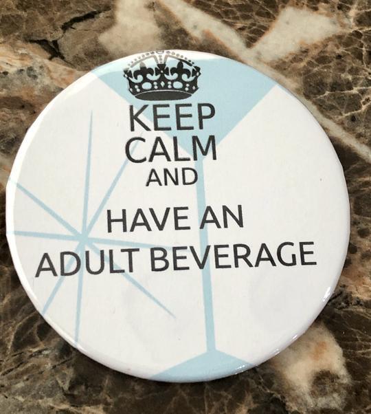 Adult Beverage Button - Needleminder