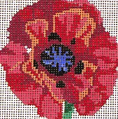 Simply Flowers Coaster - Poppy