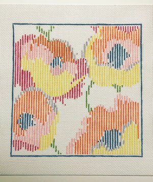 Citrus-Striped Flowers