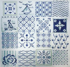 Blue & White Tiles
