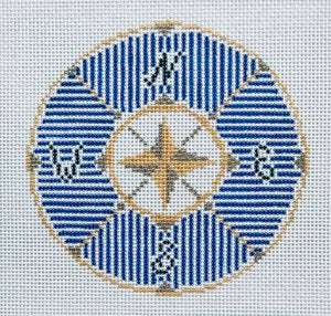 Compass in Blue