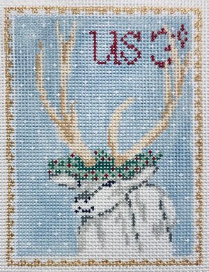 Vintage Stamp Series - Reindeer