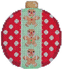 Gingerbread Boy/Dots Ball Ornament