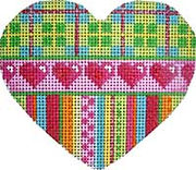 Plaid/Hearts/Stripes Heart