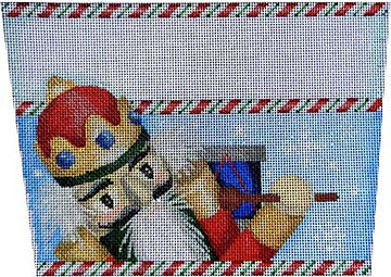 Nutcracker Drummer Stocking Cuff