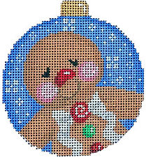 Gingerbread Boy Ball Ornament