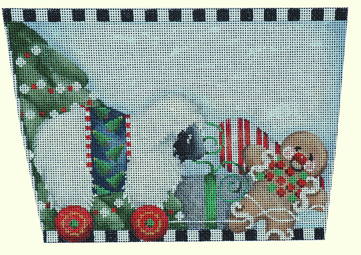 Sheep on Wheels Stocking Cuff