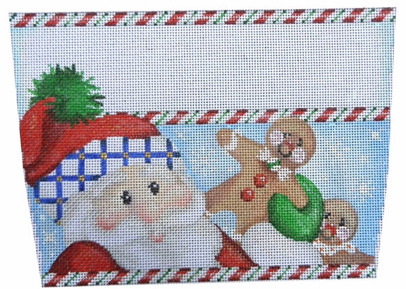 Gingerbread Santa Stocking Cuff