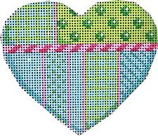 Lime/Turquoise Heart