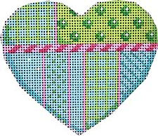 Lime/Turquoise Heart