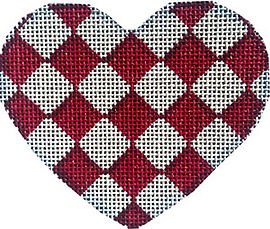 Red Harlequin Heart