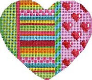 Dots/Stripes/Hearts Heart