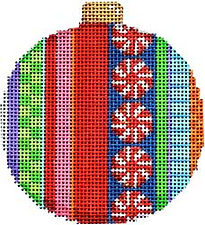 Merry Stripe II Ball Ornament