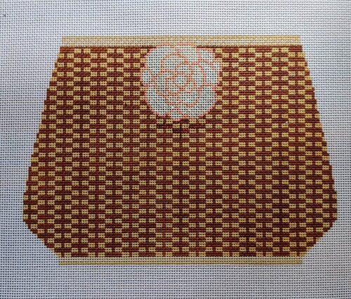 Large Nantucket Basket with Flower